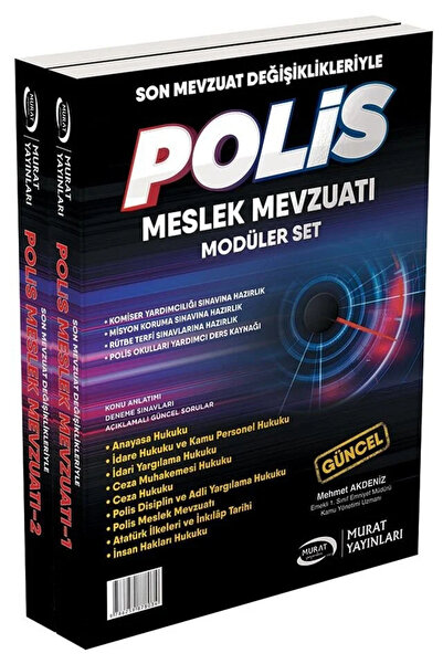 Murat Yayınları 2026 Polis Meslek Mevzuatı Komiser Yardımcılığı, Misyon Korum...