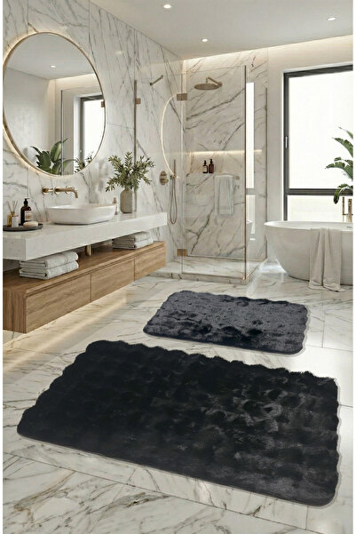 FeelHome Bubble Tavşan Tüyü, Kaymaz Taban, Pofuduk, Ultra Lüks, Yıkanabilir 2...