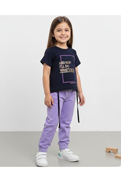 VOY KİDS PANTALONI DE MUSLIN DE VARĂ PENTRU FETE 2-3-4-5-6 ANI SET DE SUS și ...