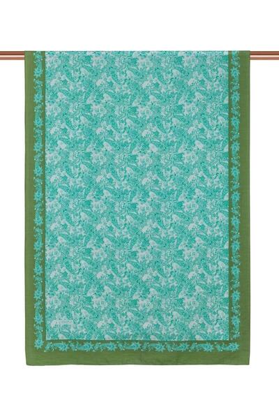 ipekevi Kenar Şeritlieri Şal Desen Dört Mevsim Şal