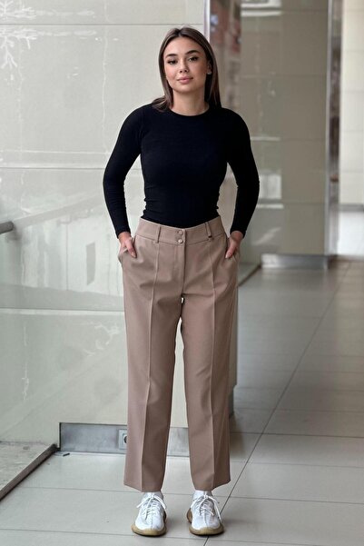 sentez giyim Sentez Arkası Lastikli B.Beden Pantolon