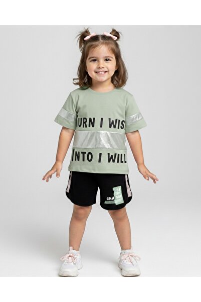 Egelite ДІВЧАТКА ЛІТНІЙ ШОРТИ З ПРИНТОМ 100% БАВОВНА ДЕТАЛЬНИЙ ПІДПИС НА НИЖН...