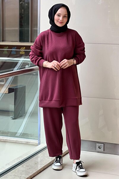 FUAT GÜRSEN Set de pantaloni tunică cu broderie în față de Fauat Gürşen