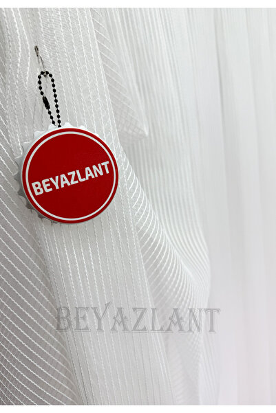 BEYAZLANT TEK MAKARNA BURGULU AĞIR GRAMAJLI 1/3 Sık Pileli Ütü GEREKTİRMEZ HE...