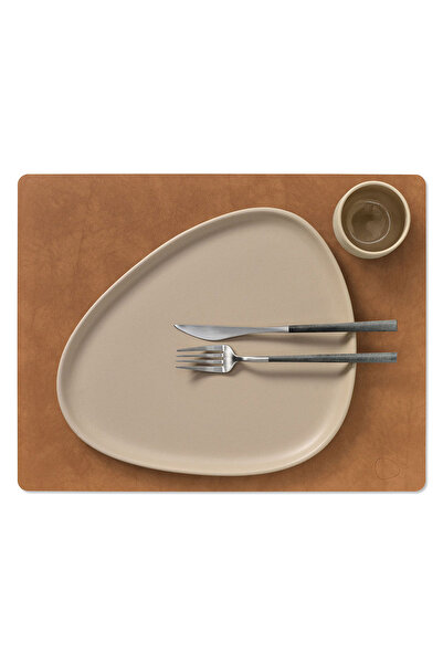 MS Glassware Supla din piele naturală, Suport din piele pentru farfurii, Supo...