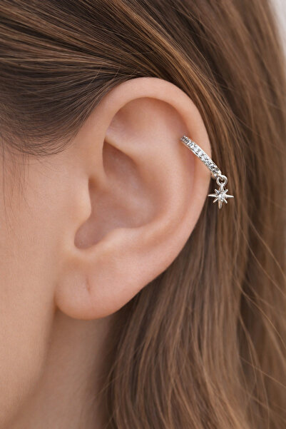 Sacce Scarves&Accessories Kutup Yıldızı Halka Tragus Piercing Helix Kıkırdak ...