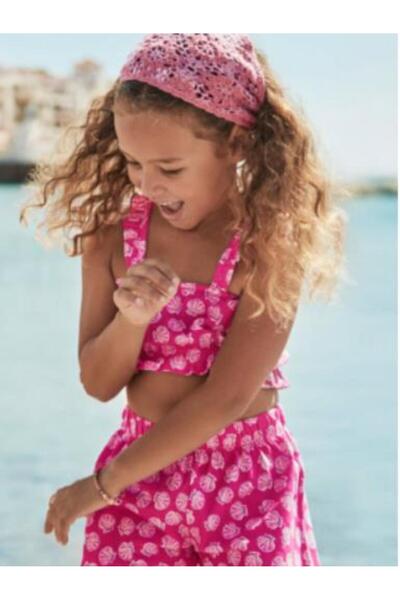 MAYORAL Kız Çocuk Baskılı Alt Üst Takım Fuşya 3212