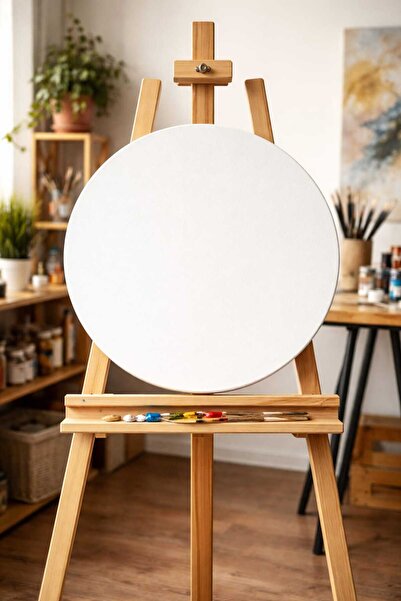 Samor Sanat Daire Tuval 20 cm çap