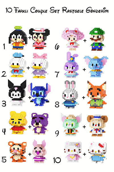 Arvela Bricks 2'li Set Rastgele Gönderim En Sevilenler