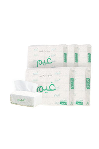 Gheem مناديل غيم ناعمة 3 طبقات 300 منديل × 50 عبوة (15,000 منديل)