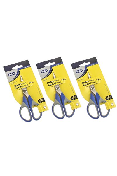 Mas Foarfece din oțel inoxidabil de 140 mm - 3 bucăți Force 1214