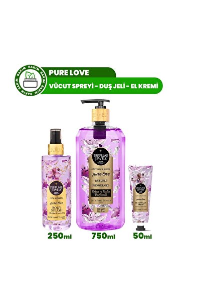 Eyüp Sabri Tuncer Pure Love El Vücut Kremi, Duş Jeli ve Vücut Spreyi