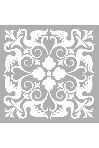 Artikel Karo 30 Stencil Boyama şablonu 30x30 cm, Duvar Stencil, Fayans Stenci...
