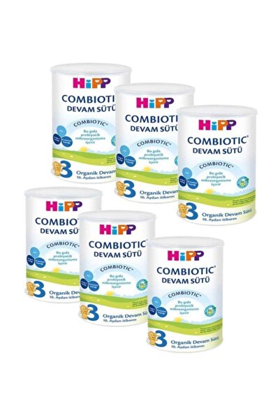 Hipp Organik Combiotic Devam Sütü 3 Numara 350 gr x 6 Adet