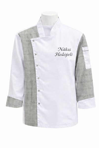 Mekaizen سترة الشيف - زي الطهي الاحترافي، قميص الطهي، قميص الطهي المطرز، هدية