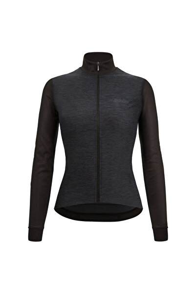 Santini Geacă termic de ciclism pentru femei Colore Puro FW 2022 - Negru - S