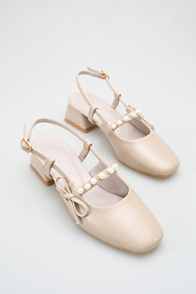 ich1one Pantofi de balerină Verona pentru femei, cu toc din piele – Toc de 5 ...