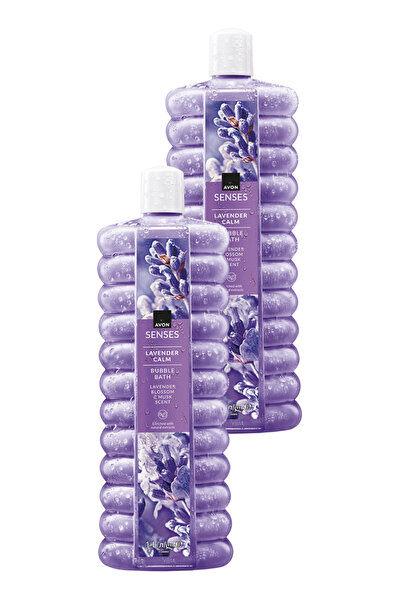 AVON Senses Lavender Calm Lavanta Kokulu Banyo Köpüğü 1 Lt. İkili Set