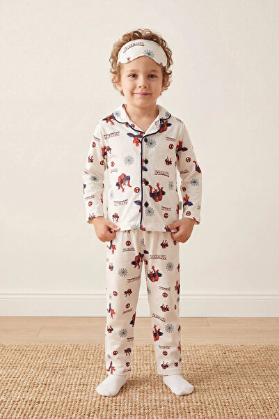 Mixima 3–10 Yaş Çocuk Pijama Takımı | Göz Bantlı | Rahat & Nefes Alan