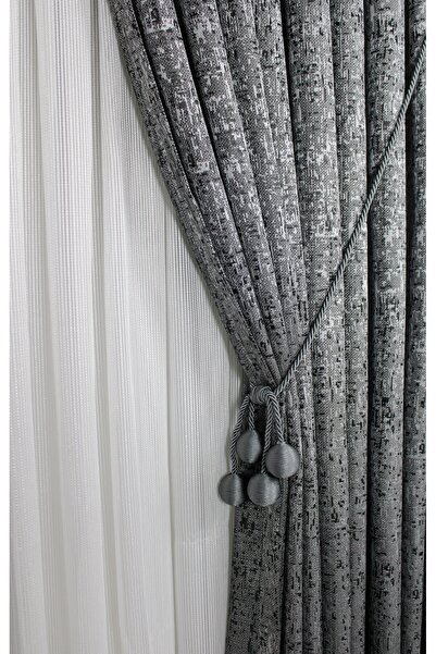 MebelPort Curtain Fon Jakar Perde Perla Pattern Double Winged Freely Pleated ...
