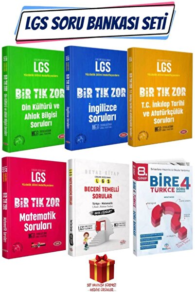 Data Yayınları Data Yayınları 8. Sınıf LGS Bir Tık Zor Soru Bankası Seti+Hediye