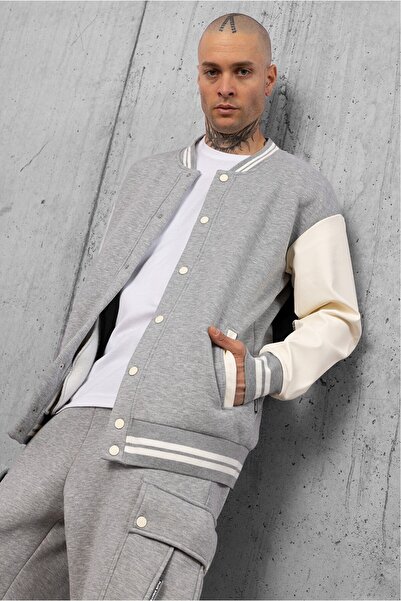 Plus Eighteen Varsity Erkek Kolej Ceket US4001GR