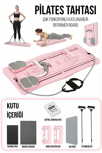 Arfseb Kaymaz Tabanlı Mekik ve Pilates Aleti – Evde Karın Bacak Basen Sıkılaş...