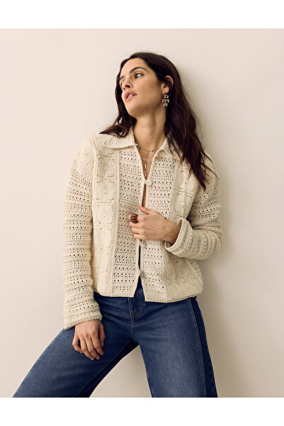 Marks & Spencer Örgü Detaylı Hırka