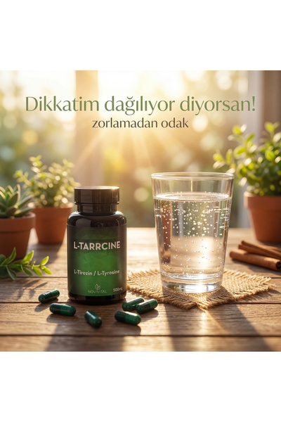 Novavital nova vital L-tarrcıne 60 kapsül zihin açıcı