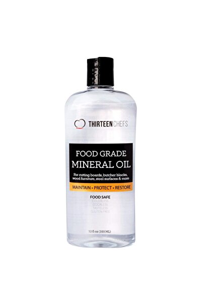Thirteen Chefs Food Grade Conditioner Mineral Oil - 12oz
