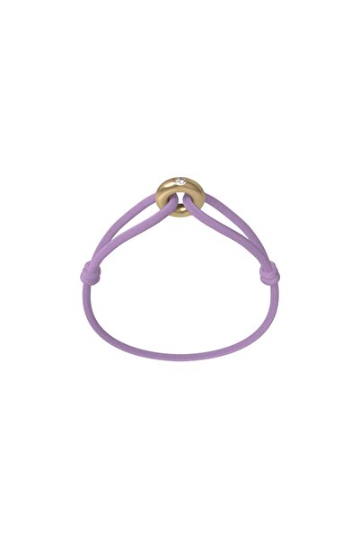 Wecord London Golden Soho Diamond Cord Bracelet