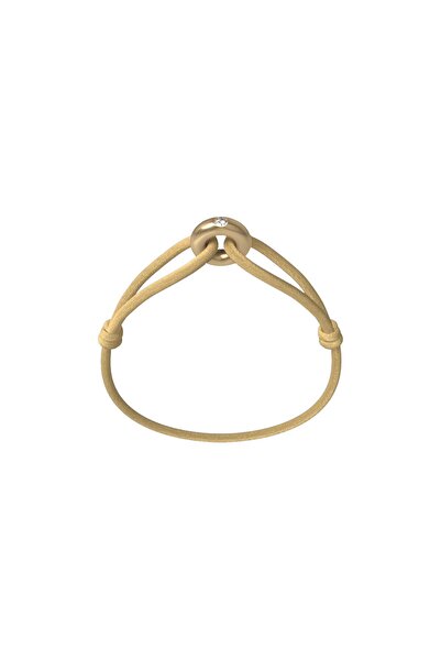 Wecord London Golden Soho Diamond Cord Bracelet