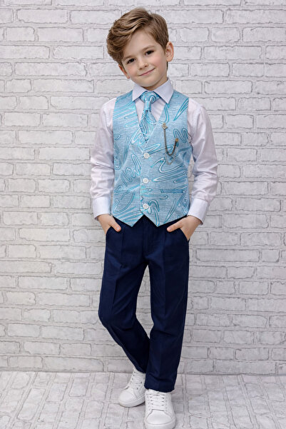 HAYTA Set cămașă pentru costum de vestă 5 ani-10 ani