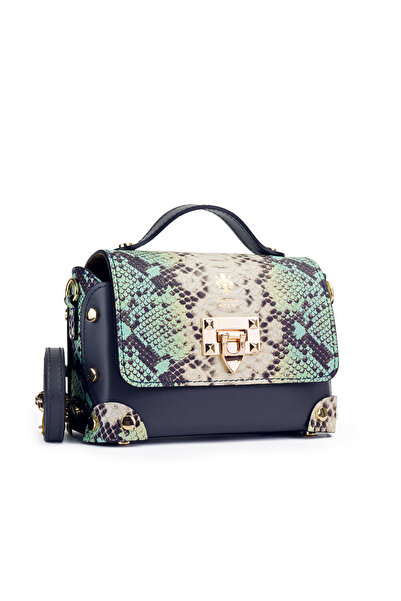 Posete Fagaras Poseta Piele Natalia - Multicolor 1, Geanta Casual din Piele N...