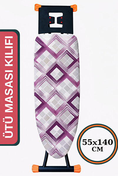 Ironing Board Case Large Drawstring Stopper Felted Case Cover Cloth 55x140cm Karosi Lilac