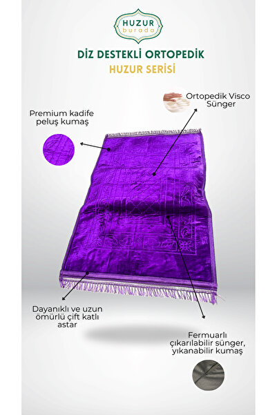 Huzur Burada Diz Destekli Ortopedik Seccade