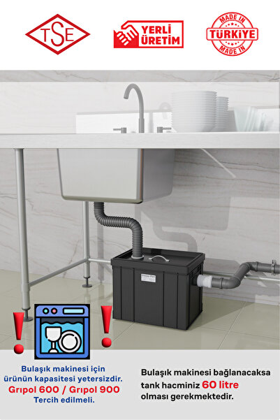 grease port GRIPOL Yağ Ayırıcı 46 Lt Lamella Seperatör Teknolojisi