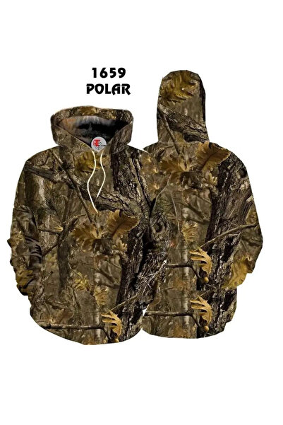 HT Outdoor Φούτερ Hunter με σχέδιο φύλλων