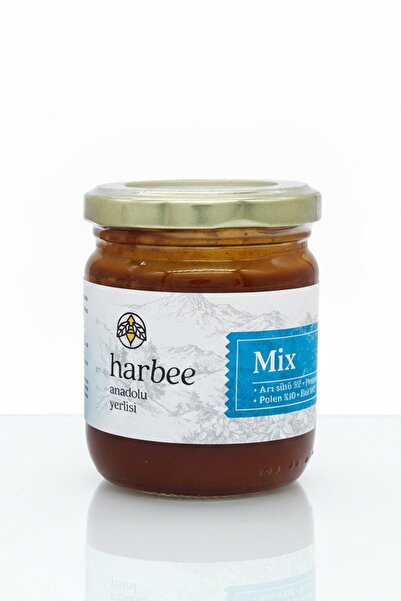 Har-Bee Mix %100 Doğal Karışım - Bal, Propolis, Arı Sütü ve Polen İçeren Güçl...