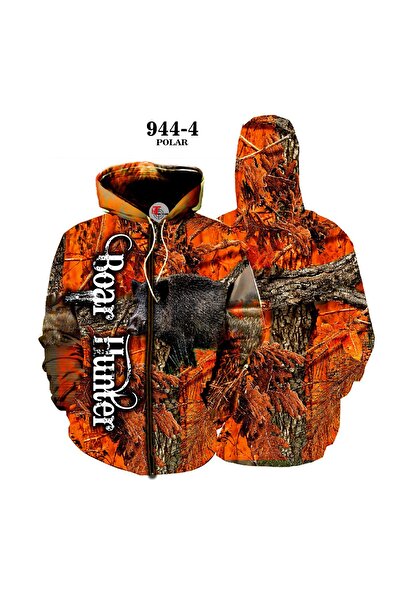 HT Outdoor Jachetă de vânător cu model ágçaç portocaliu - modelul nostru