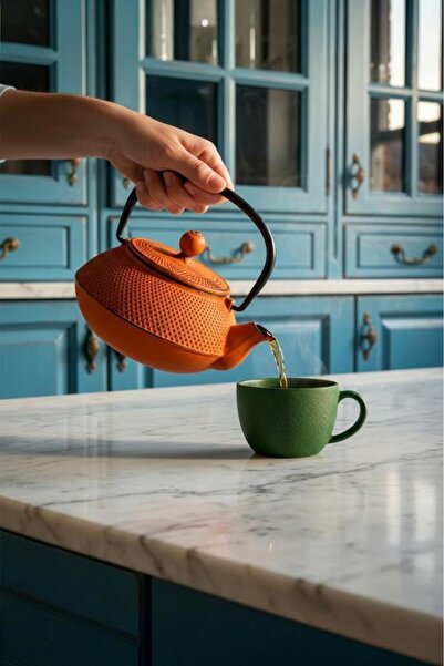 Taşev بامبوم ليندن - إبريق شاي سومبيل دوكوم 750 مل برتقالي