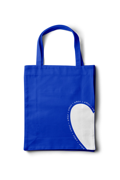 INKD Gabardine Cloth Bag – Amor Half Heart Design - 35X40