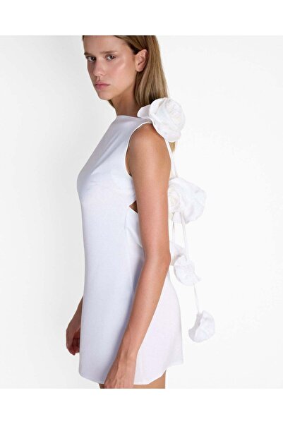 Magdarel Mariam Mini Dress in Ivory
