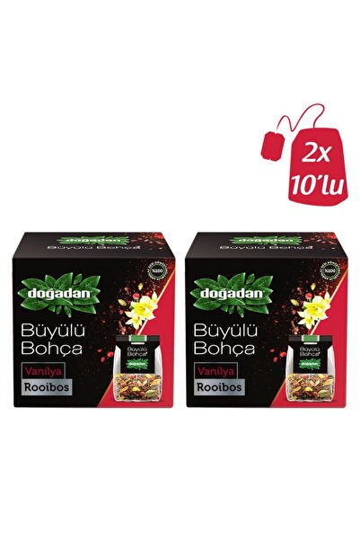 Doğadan Büyülü Bohça Rooibos Vanil 10’lu Bardak Poşetx2 Adet