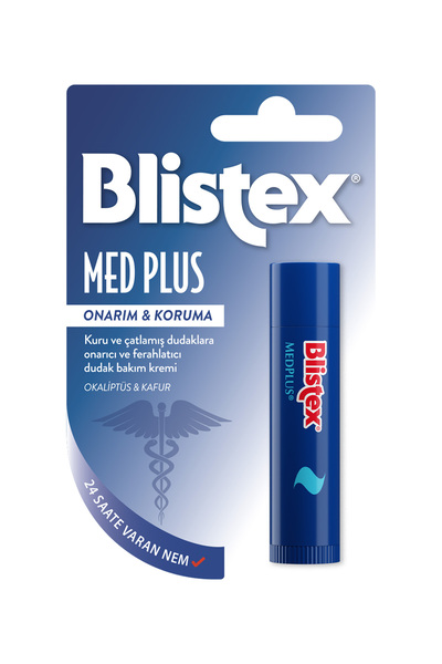Blistex Medplus Stick - Kuruyan Ve Çatlayan Dudaklar Için Yoğun Bakım Dudak Kremi