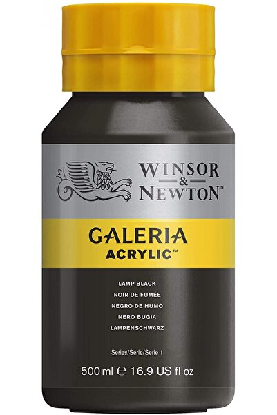Genel Markalar Galeria Akrilik Boya 500ml - Lamp Black 337