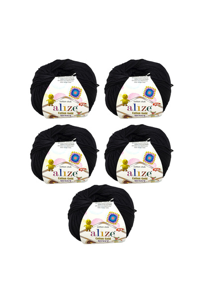 Alize BUMBAC GOLD HOBBY NOU PACHET DE 5 BUCĂȚI - 5X50 GR.