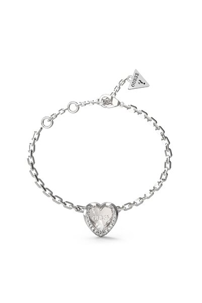 Guess JGUJUBB04607JWRHS سوار نسائي على شكل قلب