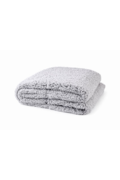 OEM Pătură sherpa în carouri Gri 120×150 cm – pufoasă, confort interior & des...