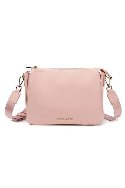 Laura Ashley حقيبة كتف نسائية – وردي فاتح